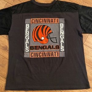 Vintage Cincinnati Bengals Helmet Jersey with Mesh Arms